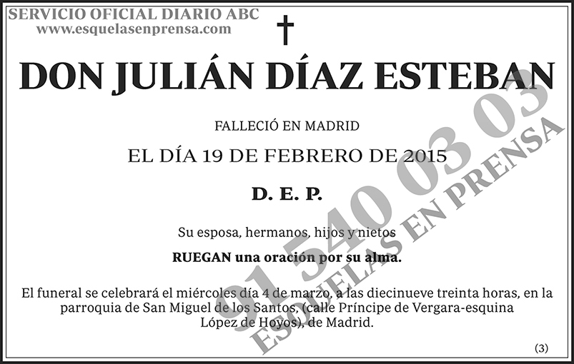 Julián Díaz Esteban